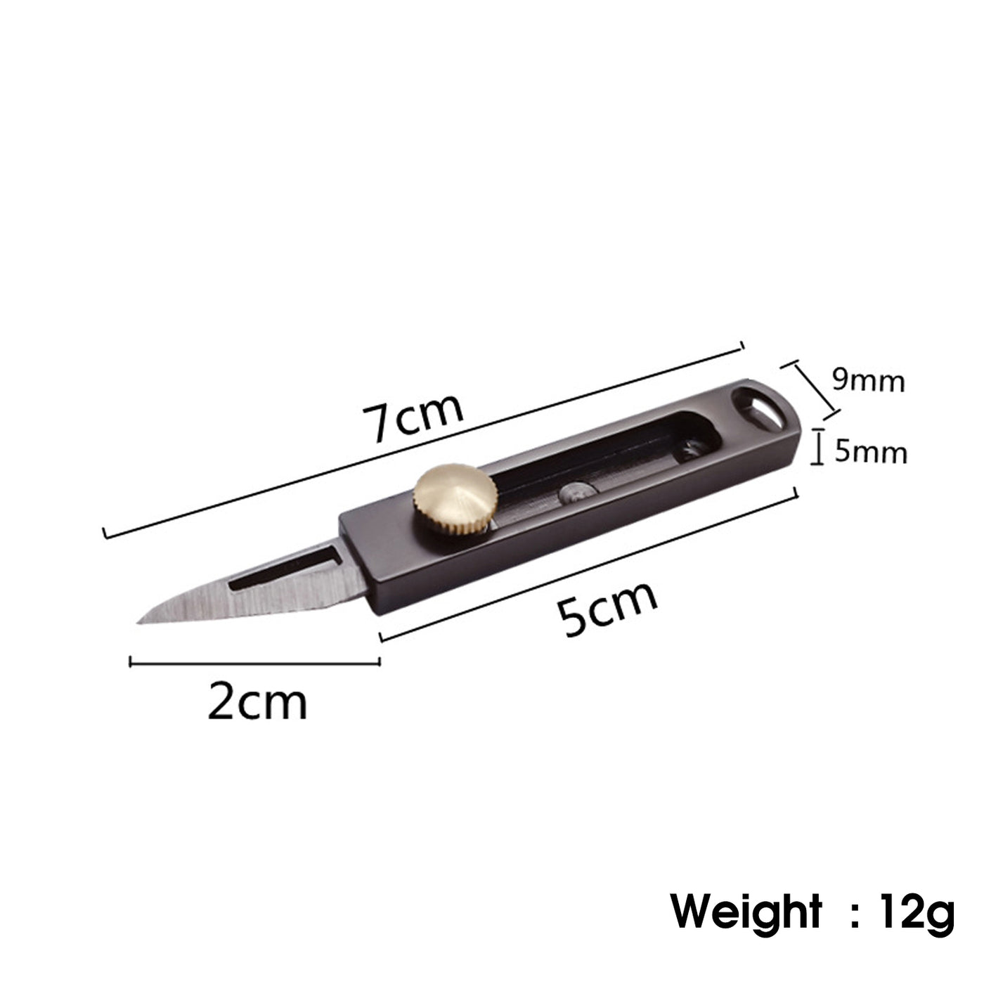 Compact Folding Pocket Knife, Mini Retractable EDC Knife