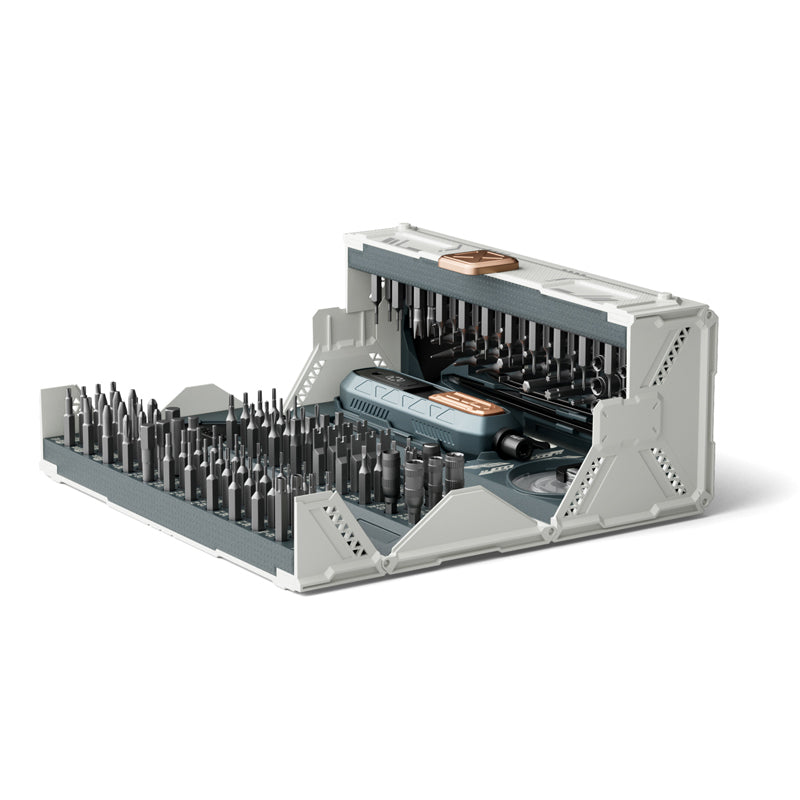 180-in-1 Precision Magnetic Screwdriver Kit - Versatile CR-V Bit Set for Electronic Repairs