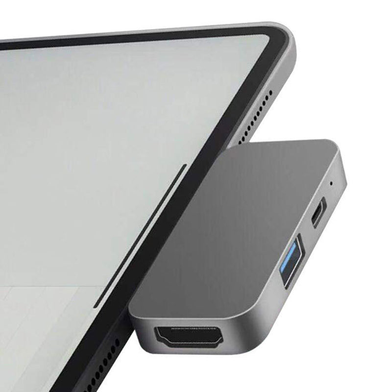4-in-1 USB-C Hub for Apple MacBook and iPad Pro: PD Charging, 4K HDMI, USB 3.0, and 3.5mm Audio Jack