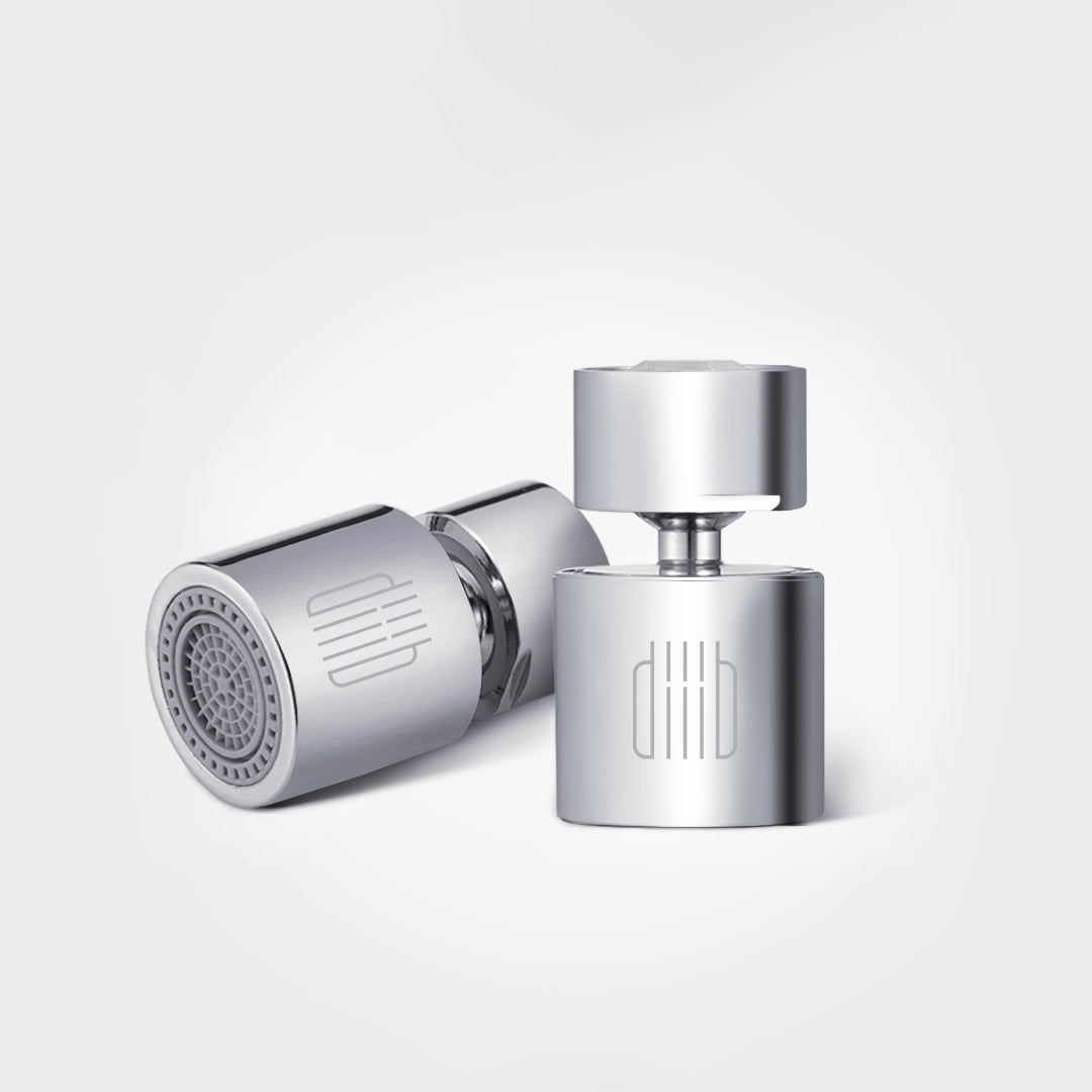 Dual-Function Faucet Spout Bubbler 360° Rotatable Filter Purification