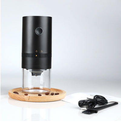 Cordless Electric Burr Coffee Grinder, Portable with Multiple Grind Settings