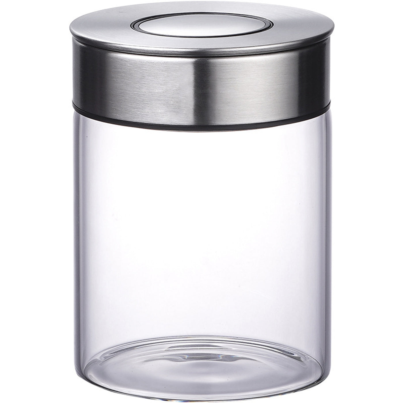 480ml 16oz Clear Borosllicate Glass Storage Canister Jar Container