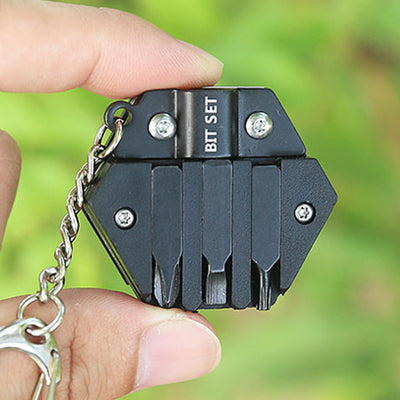 14-in-1 Multifunctional EDC Keychain Tool