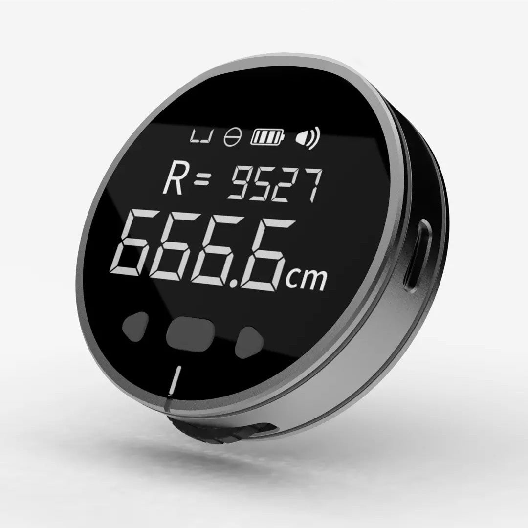 Electronic Tape Measure Tool with HD LCD Display, Rechargeable, for Flat Curve Measurement