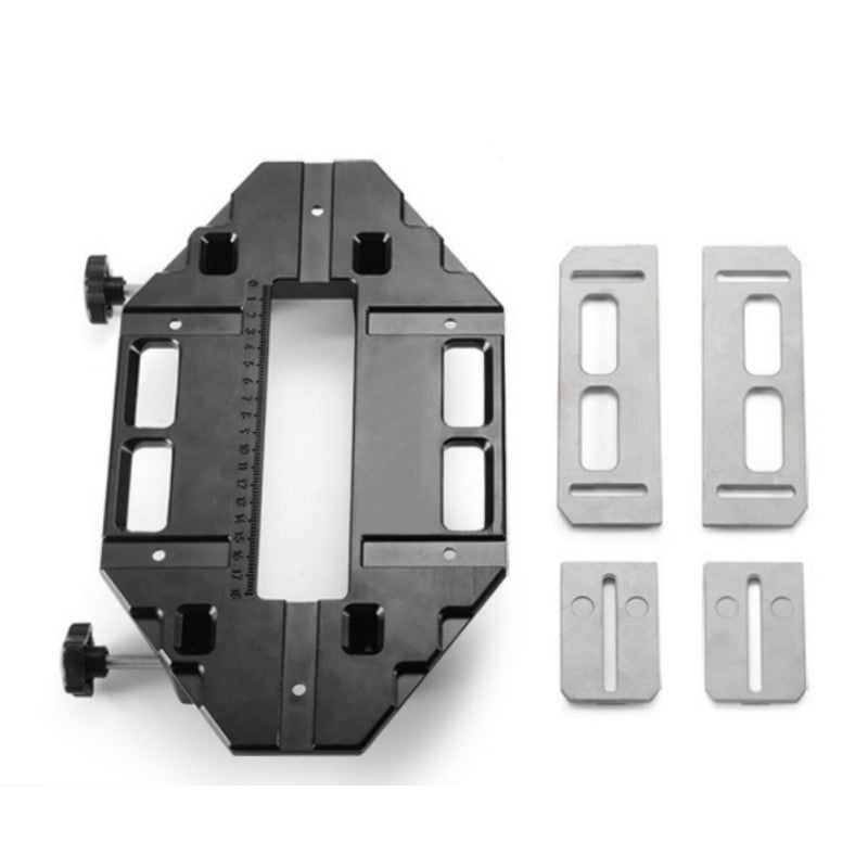 Wooden Door Hinge Hole Opener, Hinge Positioning Slotting Gear, Fixed Drilling Guide Plate, Slotting Fixture
