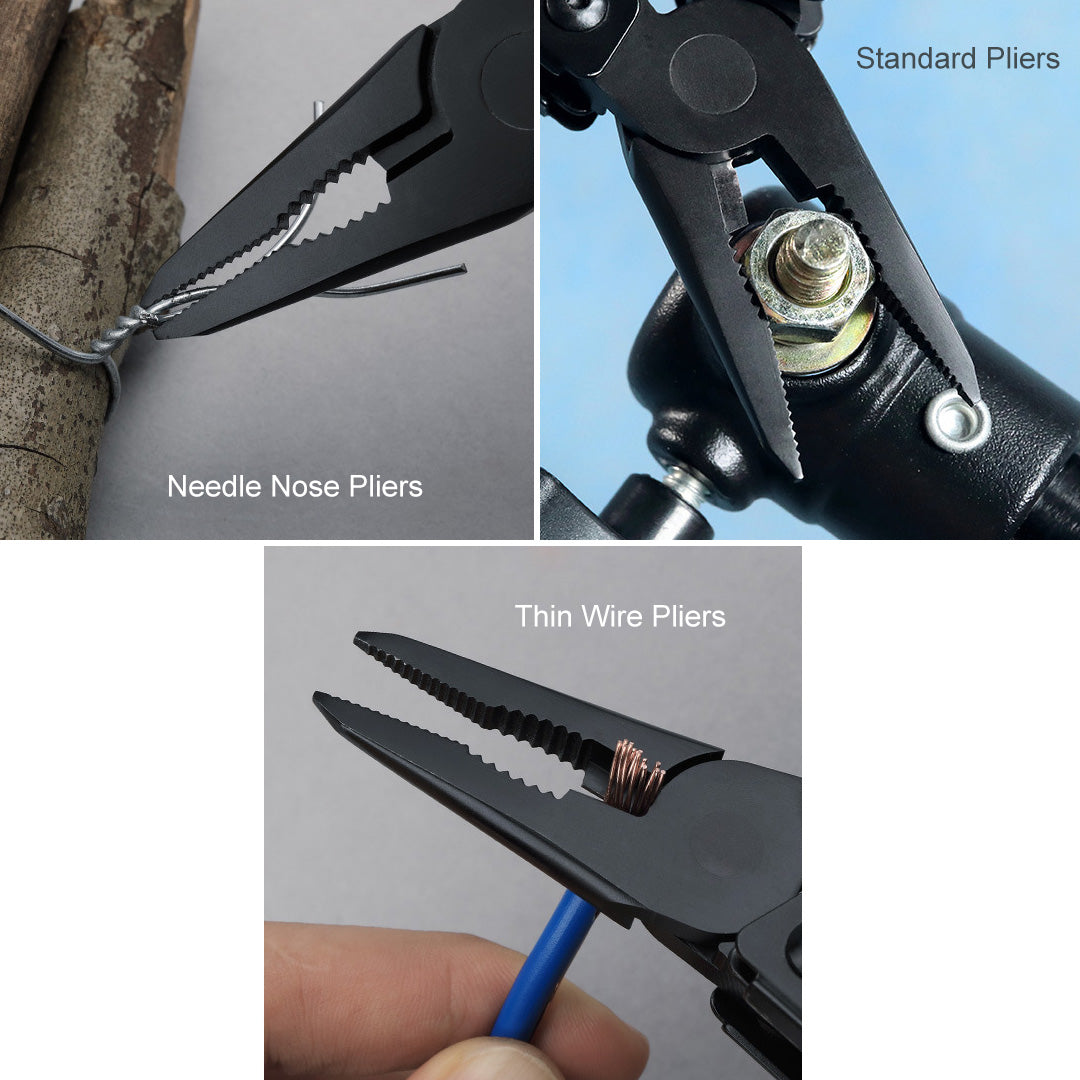 10-in-1 Portable Multi-functional Tool for Outdoor, Camping, Fishing, Survival and More