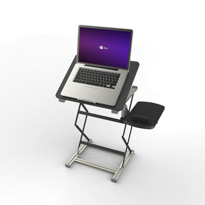 Adjustable Laptop Stand for Desk, Adjustable Height Laptop Riser - Easy to Sit or Stand with 9 Adjustable Heights